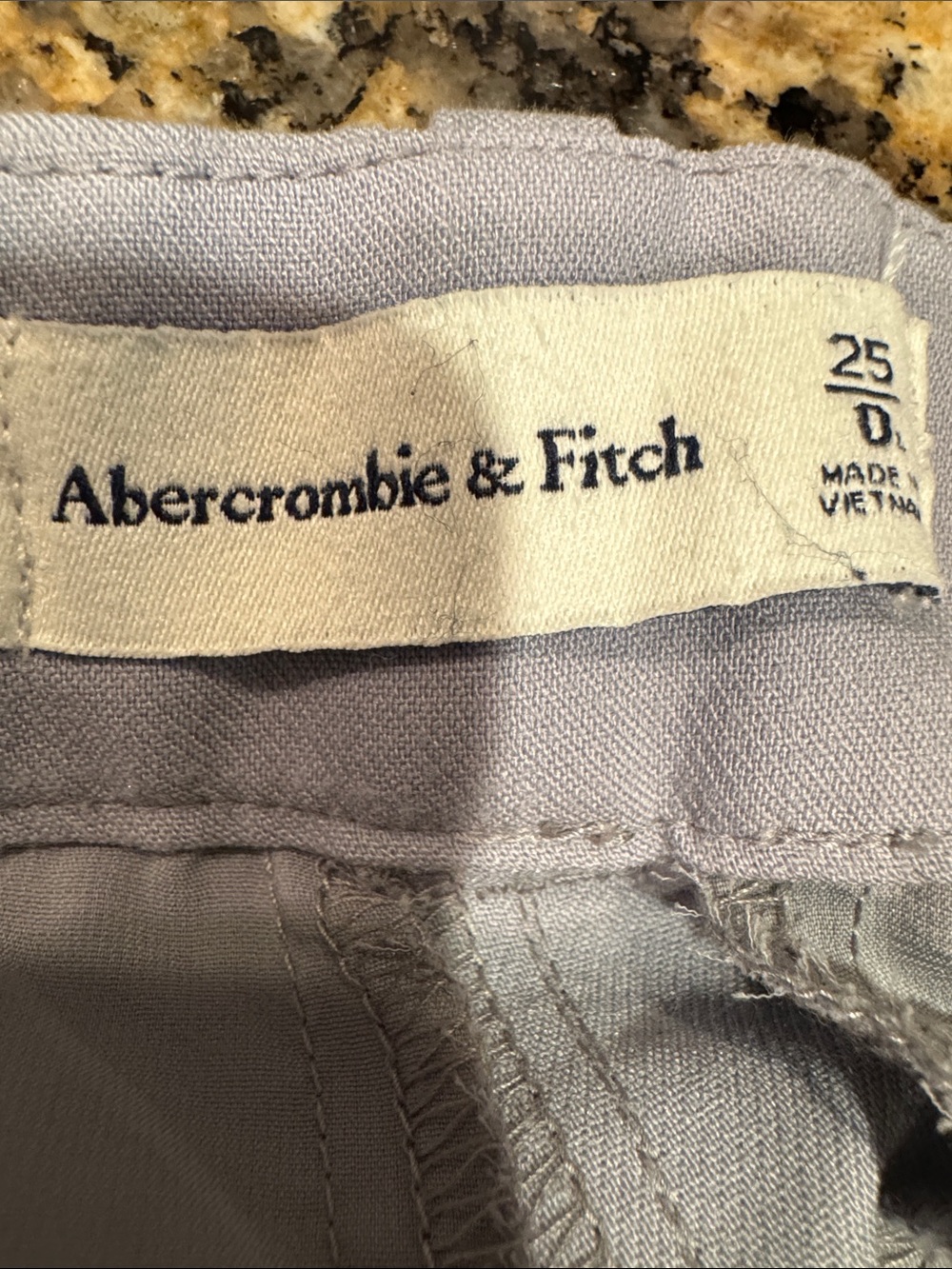 Abercrombie and Fitch High-Rise Wide-Leg Women’s Pants in Light Gray - Picture 9 of 10